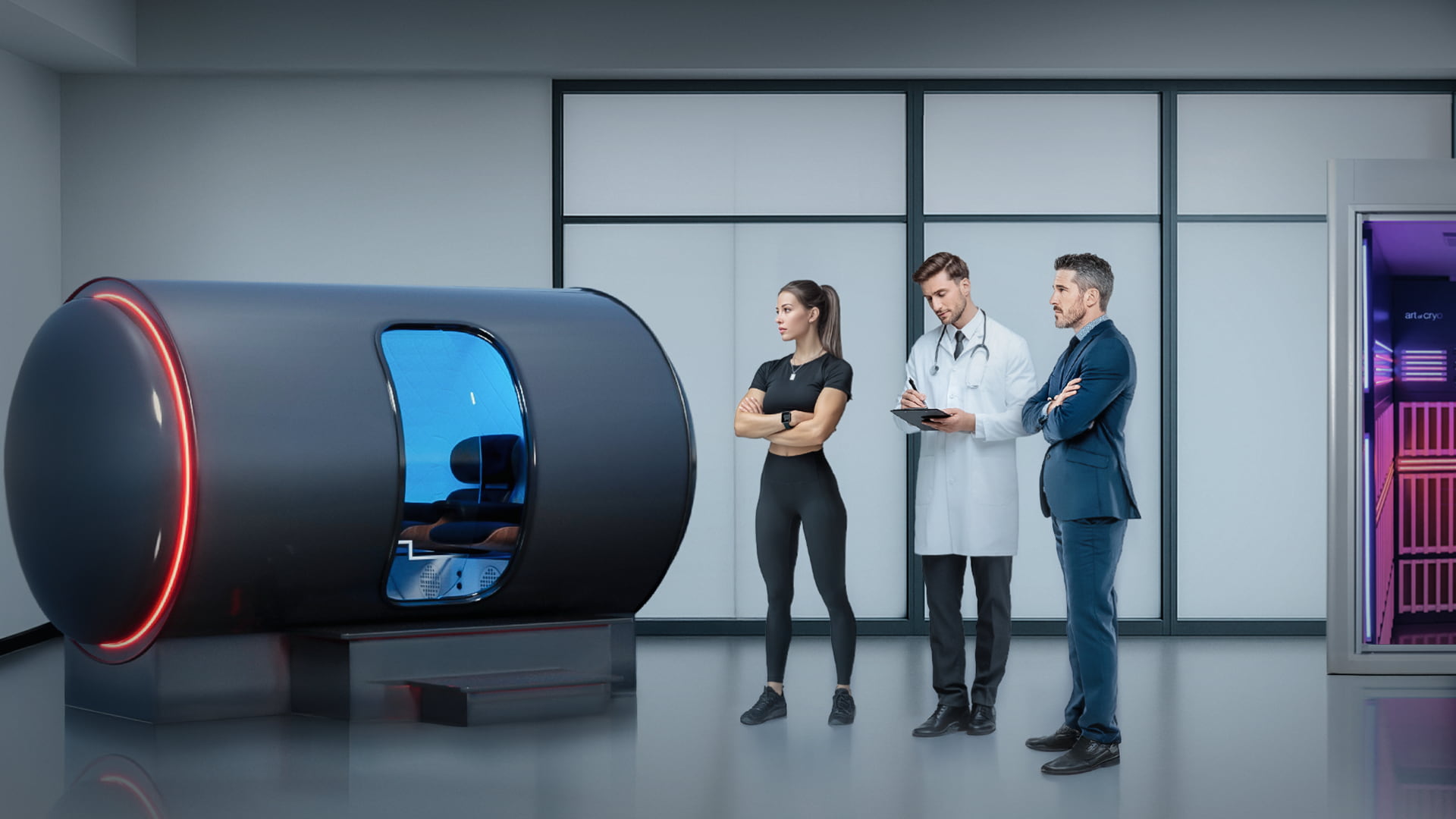 image with equipment